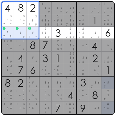 sudoku hidden single